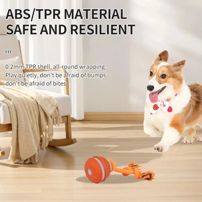 Professional Indoor Dog Training Rolling Ball Toy, Electric Pet Stimulation Device with Durable Bite-Resistant Design for Boredom Relief