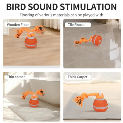 Professional Indoor Dog Training Rolling Ball Toy, Electric Pet Stimulation Device with Durable Bite-Resistant Design for Boredom Relief